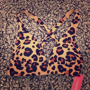 Cheetah print swimsuit